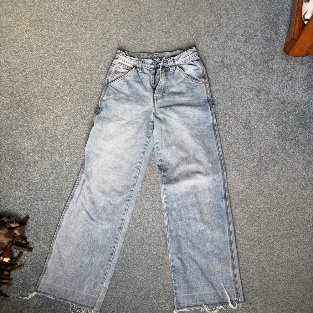 High waisted Light Blue Jeans